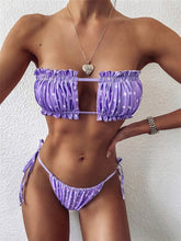 Charger l'image dans la galerie, Bikini a bandeaux avec nœud