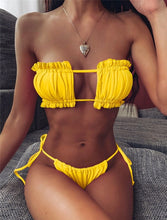 Charger l'image dans la galerie, Bikini a bandeaux avec nœud