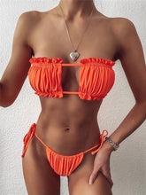 Charger l'image dans la galerie, Bikini a bandeaux avec nœud